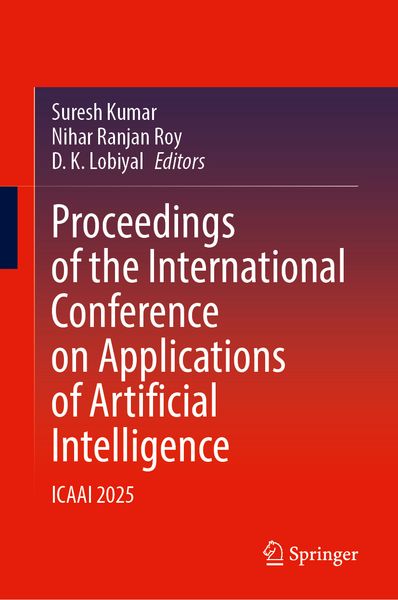 Produktbild: Proceedings of the International Conference on Applications of Artificial Intelligence