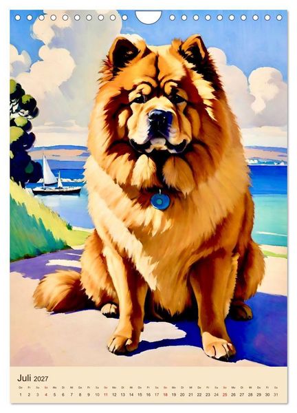 Produktbild: Der Chow Chow (Wandkalender 2027 DIN A4 hoch), CALVENDO Monatskalender