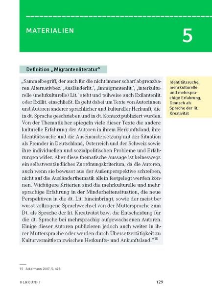 Produktbild: Herkunft - Textanalyse und Interpretation