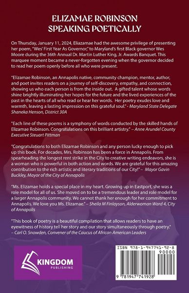 Produktbild: Elizamae Robinson Speaking Poetically
