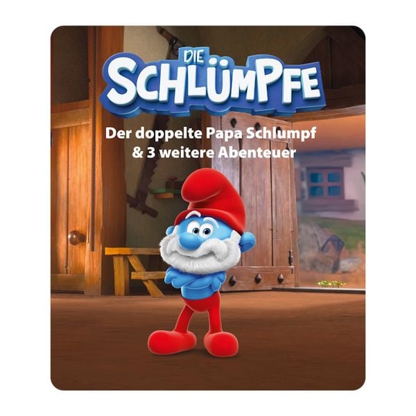 Produktbild: Content Tonie: Die Schl&uuml;mpfe: Der doppelte Papa Schlumpf & 3 weitere schlumpfige Abenteuer