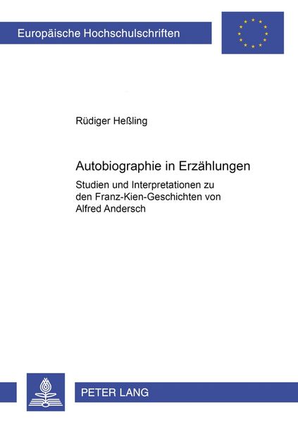 Produktbild: &laquo;Autobiographie in Erz&auml;hlungen&raquo;