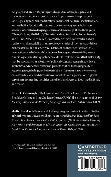 Produktbild: Language and Materiality