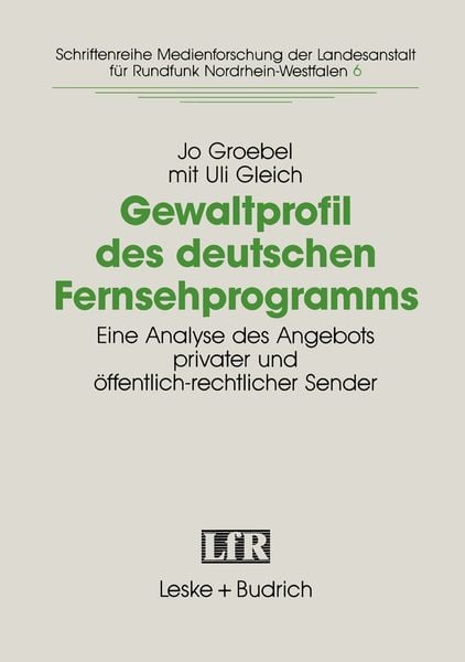 Produktbild: Gewaltprofil des deutschen Fernsehprogramms