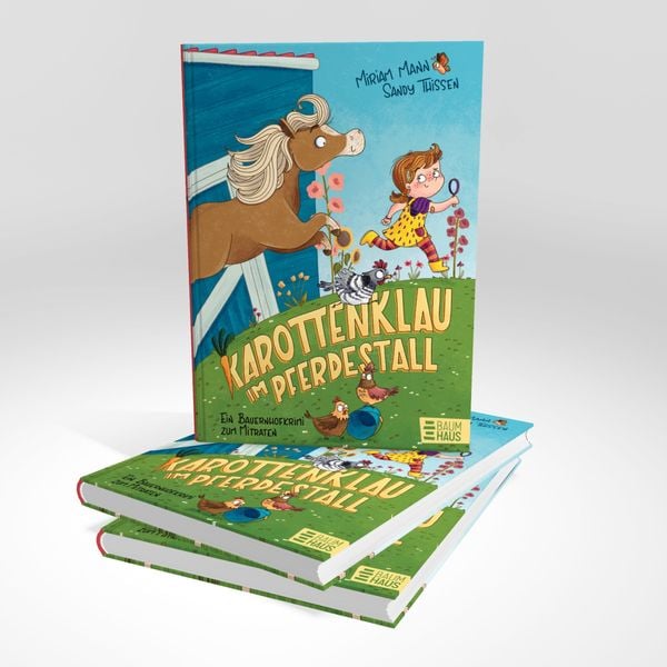 Produktbild: Karottenklau im Pferdestall - Ein Bauernhofkrimi zum Mitraten