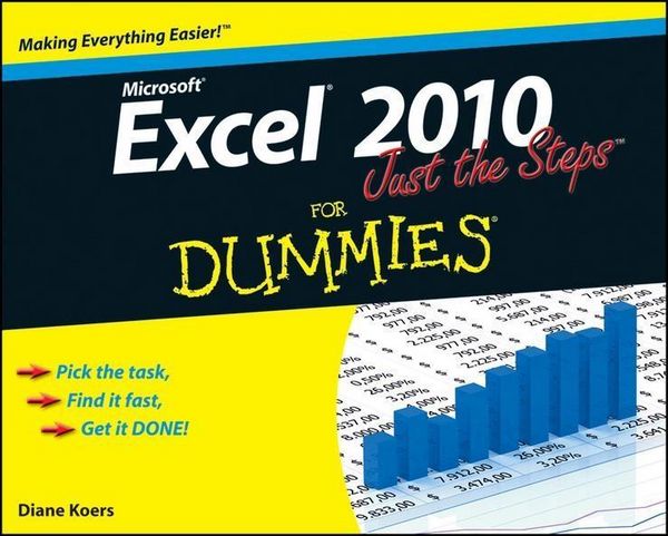Produktbild: Excel 2010 Just the Steps For Dummies