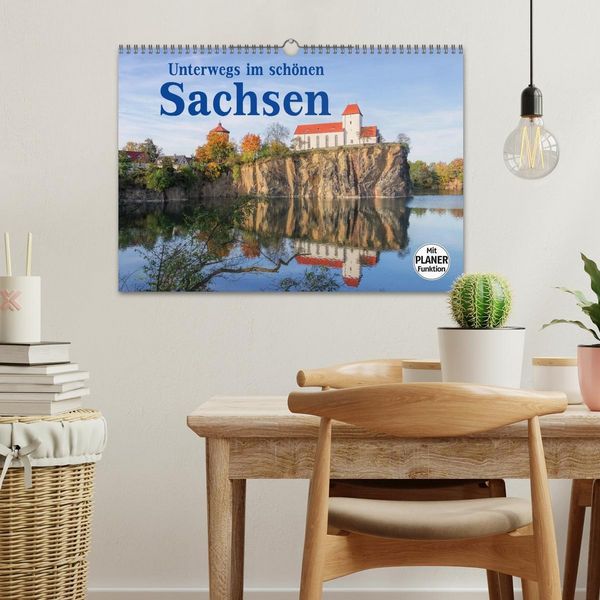 Produktbild: Unterwegs im sch&ouml;nen Sachsen (Wandkalender 2026 DIN A3 quer), CALVENDO Monatskalender