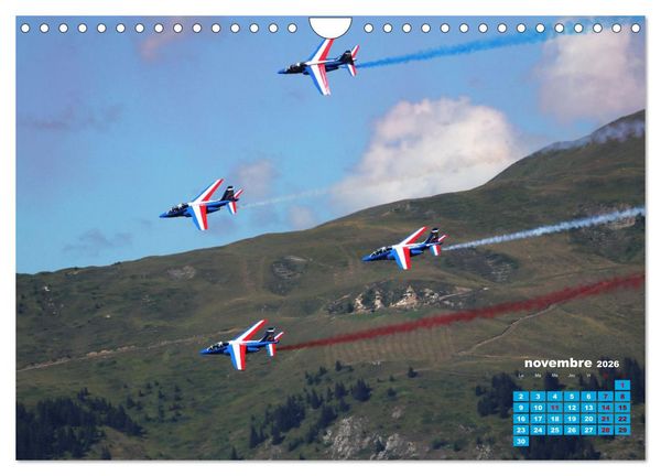 Produktbild: Les ailes fran&ccedil;aises au-dessus des cimes (Calendrier mural 2026 DIN A4 vertical), CALVENDO calendrier mensuel