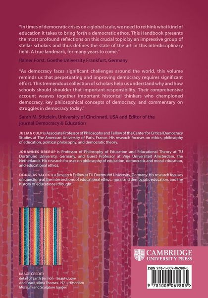 Produktbild: The Cambridge Handbook of Democratic Education