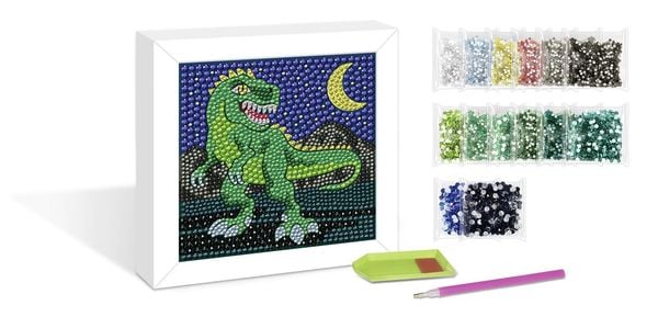 Produktbild: Diamond Painting Picture Frame "T-Rex"