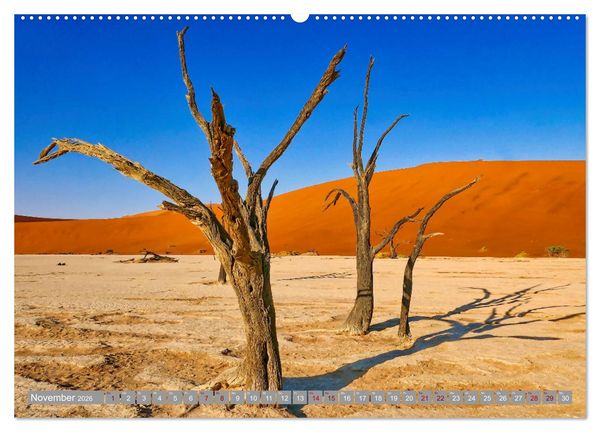 Produktbild: Namibia &ndash; Auf dem Weg ins Sossusvlei (hochwertiger Premium Wandkalender 2026 DIN A2 quer), Kunstdruck in Hochglanz