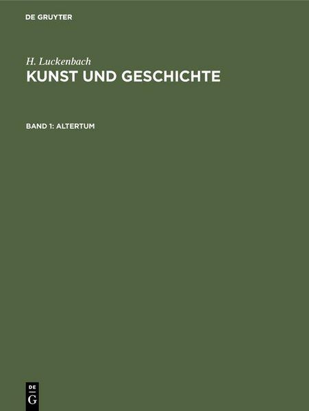 Produktbild: Altertum