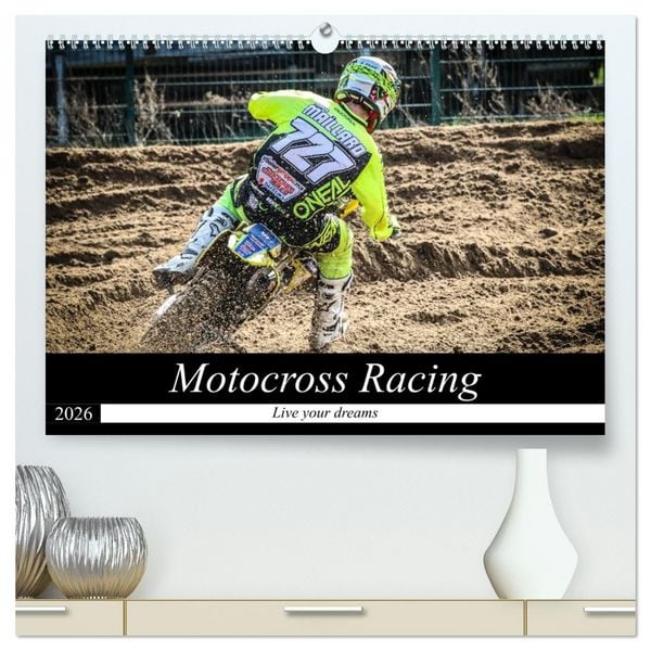 Produktbild: Motocross Racing 2026 (hochwertiger Premium Wandkalender 2026 DIN A2 quer), Kunstdruck in Hochglanz