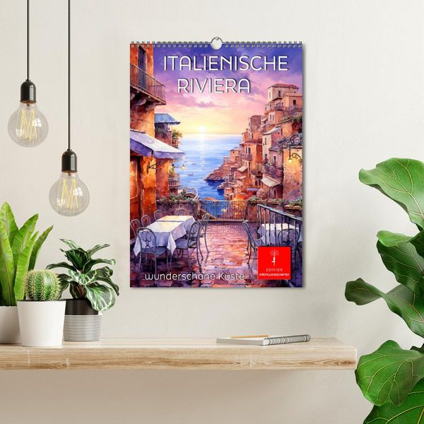 Produktbild: Italienische Riviera - wundersch&ouml;ne K&uuml;ste (Wandkalender 2026 DIN A3 hoch), CALVENDO Monatskalender