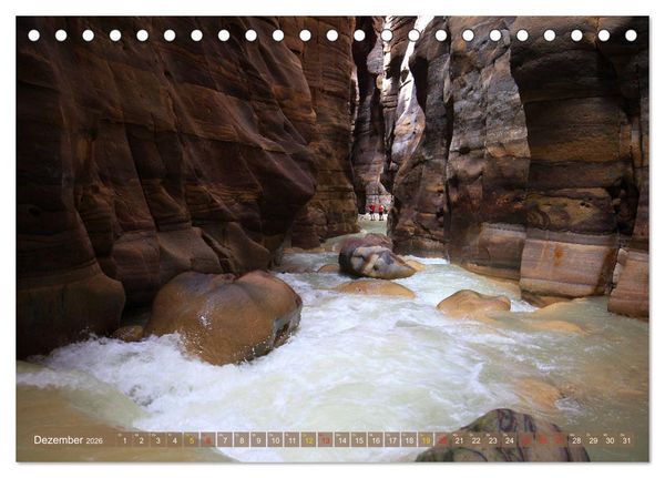 Produktbild: Jordanien - Ein Land der Superlative (Tischkalender 2026 DIN A5 quer), CALVENDO Monatskalender