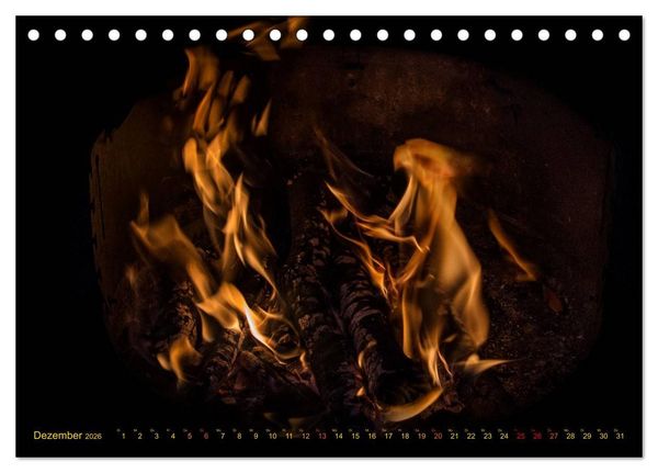 Produktbild: Feuerdrache (Tischkalender 2026 DIN A5 quer), CALVENDO Monatskalender