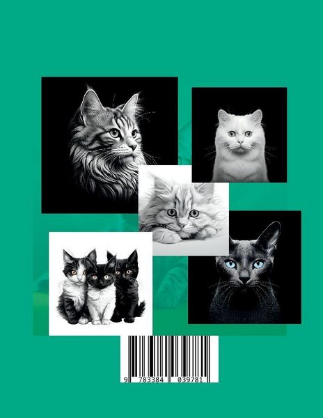 Produktbild: Malbuch Katze &bdquo;Fotorealistisch&ldquo;.