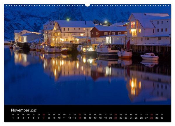 Produktbild: Norwegen (hochwertiger Premium Wandkalender 2027 DIN A2 quer), Kunstdruck in Hochglanz