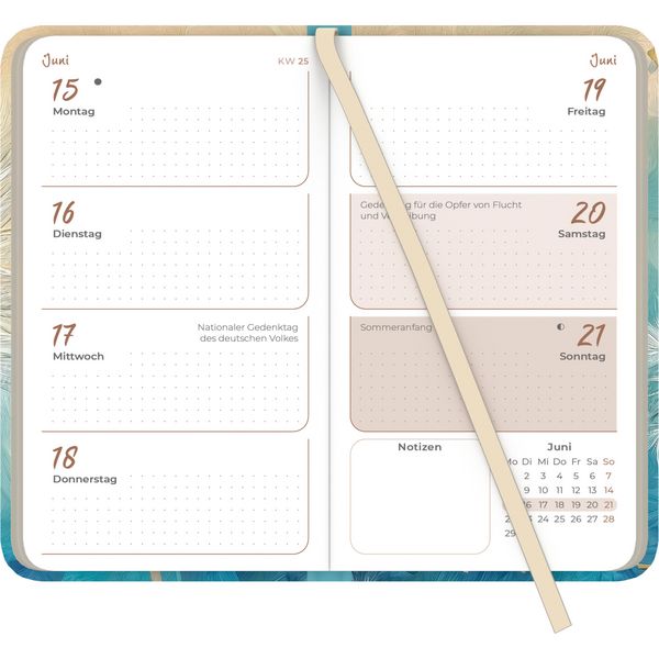 Produktbild: Lady Journal Slim Blowballs 2026 - Taschen-Kalender 9x15,6 cm - Weekly - 128 Seiten - Notiz-Buch - mit Info- und Adressteil - Alpha Edition