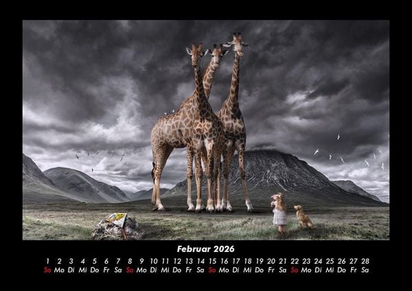 Produktbild: Mit Fantasy durch's Jahr 2026 Fotokalender DIN A3