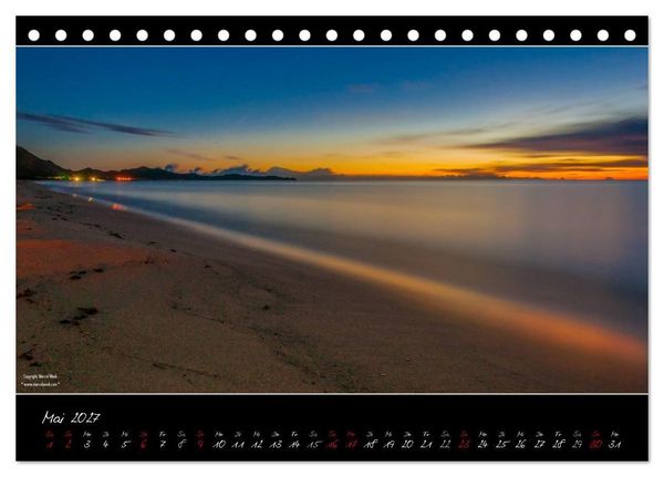 Produktbild: Sardinien Panoramakalender (Tischkalender 2027 DIN A5 quer), CALVENDO Monatskalender