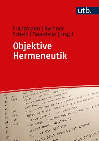 Produktbild: Objektive Hermeneutik