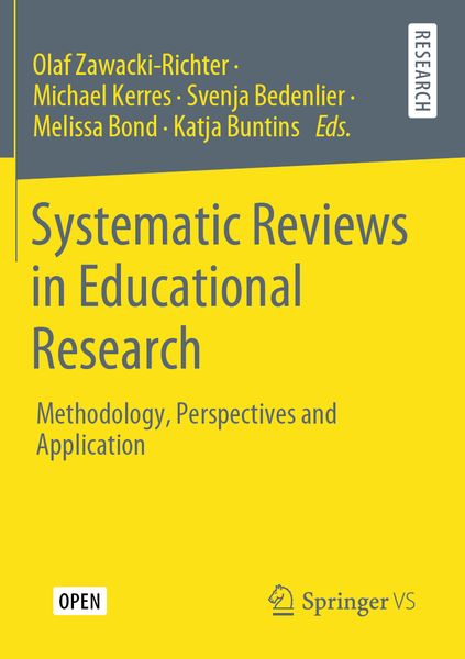 Produktbild: Systematic Reviews in Educational Research