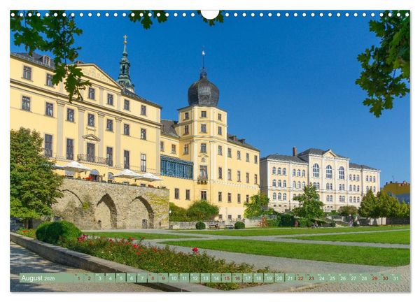 Produktbild: Greiz - Perle an der wei&szlig;en Elster in Th&uuml;ringen (Wandkalender 2026 DIN A3 quer), CALVENDO Monatskalender