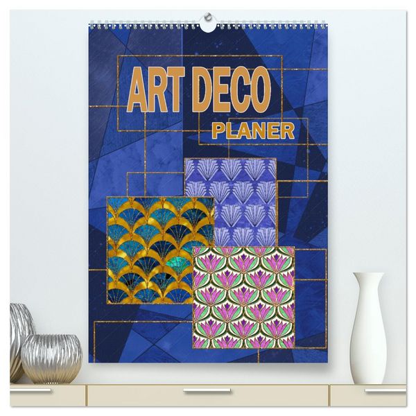 Produktbild: Art Deco Planer (hochwertiger Premium Wandkalender 2026 DIN A2 hoch), Kunstdruck in Hochglanz