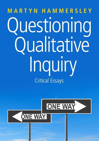 Produktbild: Questioning Qualitative Inquiry