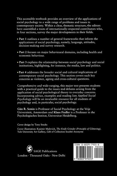 Produktbild: Applied Social Psychology