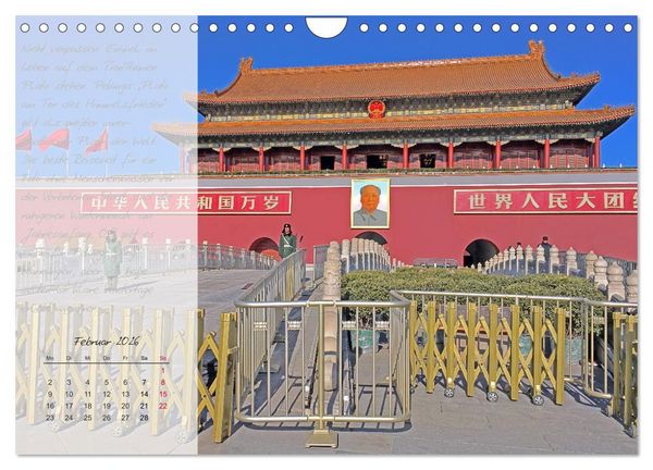Produktbild: Geheimnisvolles China 2026 (Wandkalender 2026 DIN A4 quer), CALVENDO Monatskalender