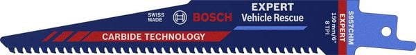 Bosch Accessories 2608900378 EXPERT ‘Vehicle Rescue’ S 957 CHM Säbelsägeblatt, 1 Stück Sägeblatt-Länge 150 mm 1 St.