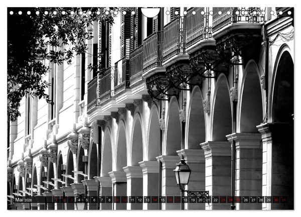 Produktbild: Mallorca monochrom (Wandkalender 2026 DIN A4 quer), CALVENDO Monatskalender