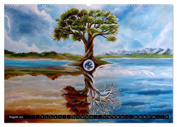 Produktbild: Im Traum ein Baum (hochwertiger Premium Wandkalender 2026 DIN A2 quer), Kunstdruck in Hochglanz
