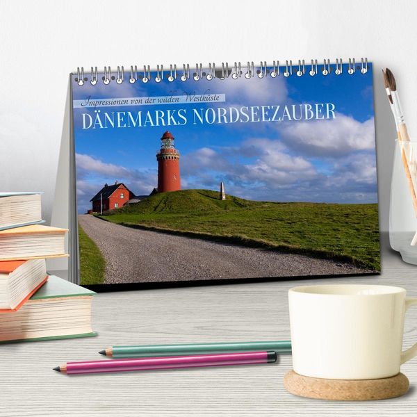 Produktbild: D&auml;nemarks Nordseezauber (Tischkalender 2026 DIN A5 quer), CALVENDO Monatskalender