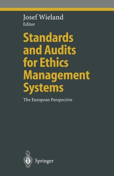 Produktbild: Standards and Audits for Ethics Management Systems