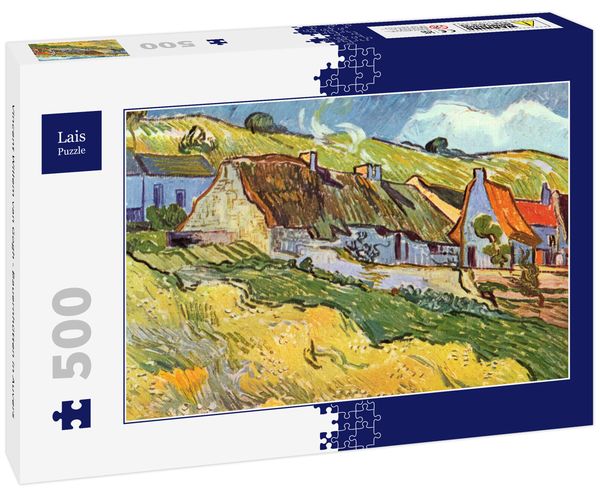Lais Puzzle Vincent Willem van Gogh - Bauernhütten in Auvers 500 Teile