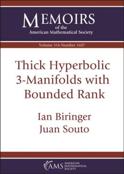 Produktbild: Biringer, I: Thick Hyperbolic $3$-Manifolds with Bounded Ran