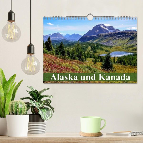Produktbild: Alaska und Kanada (Wandkalender 2026 DIN A4 quer), CALVENDO Monatskalender