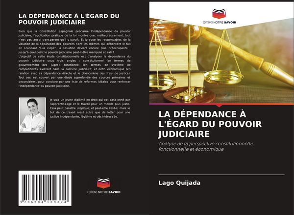 Produktbild: La D&eacute;pendance &Agrave; L'&eacute;gard Du Pouvoir Judiciaire