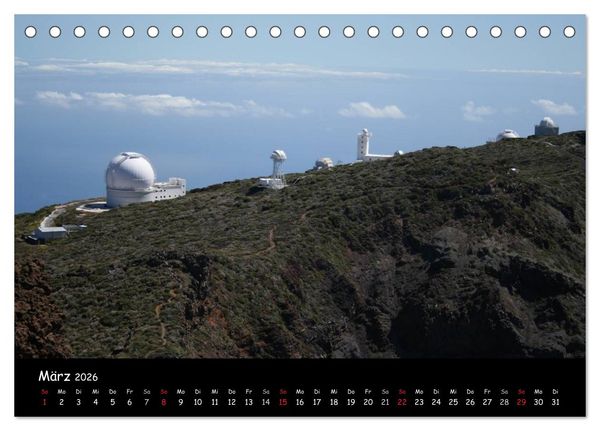Produktbild: La Palma, Isla bonita (Tischkalender 2026 DIN A5 quer), CALVENDO Monatskalender