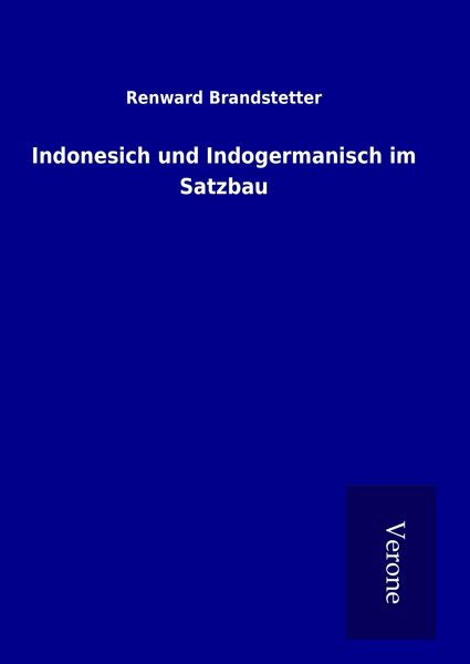 Produktbild: Indonesich und Indogermanisch im Satzbau