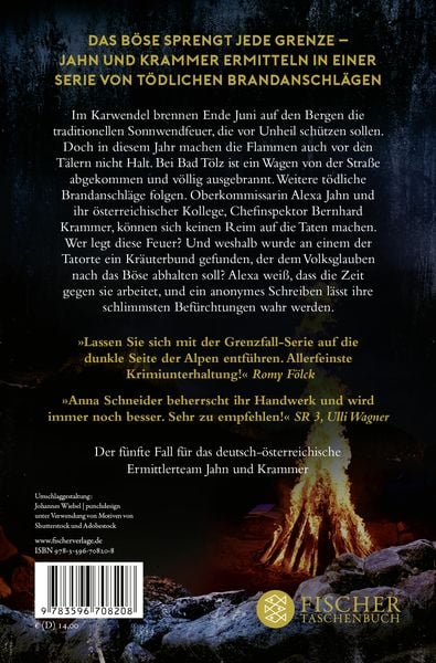 Produktbild: Grenzfall &ndash; Ihre Spur in den Flammen