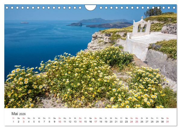 Produktbild: Vulkane 2026 (Wandkalender 2026 DIN A4 quer), CALVENDO Monatskalender