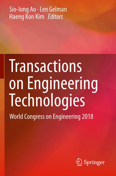 Produktbild: Transactions on Engineering Technologies