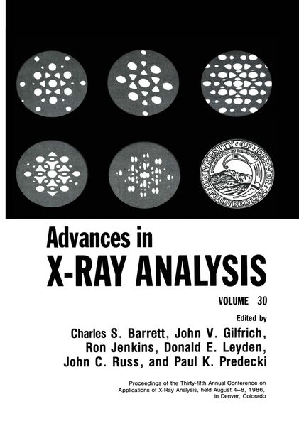 Produktbild: Advances in X-Ray Analysis