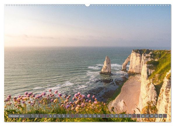 Produktbild: Normandie entdecken (Wandkalender 2026 DIN A2 quer), CALVENDO Monatskalender