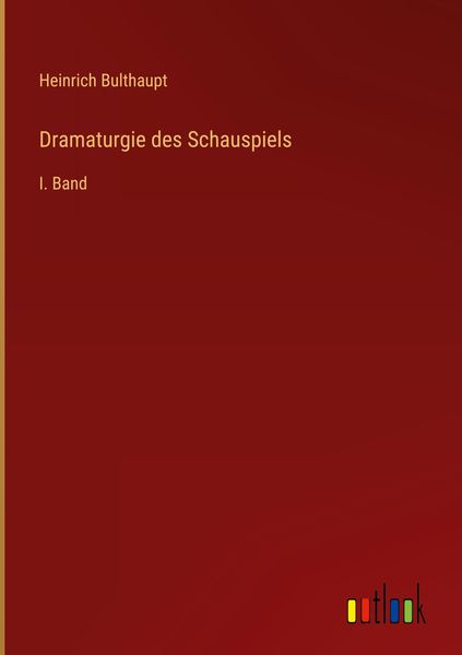 Produktbild: Dramaturgie des Schauspiels