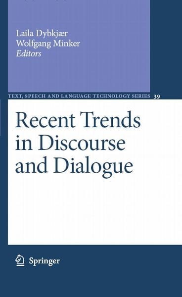 Produktbild: Recent Trends in Discourse and Dialogue